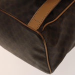 Celine Vintage Drawstring Flap Backpack Macadam Coated Canvas - image 9