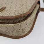Christian Dior Vintage Honeycomb Flap Crossbody Bag Coated Canvas - image 9
