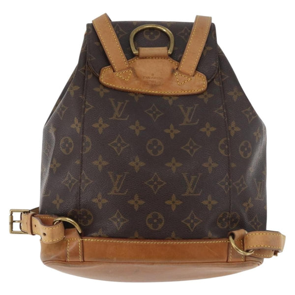 Louis Vuitton Vintage Montsouris Backpack Monogram Canvas MM