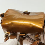Gucci Vintage Bamboo Backpack Patent Mini - image 13