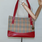 Burberry Nova Check Tote Canvas and Leather - image 14