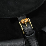 Gucci Vintage Bamboo Backpack Suede Medium - image 14