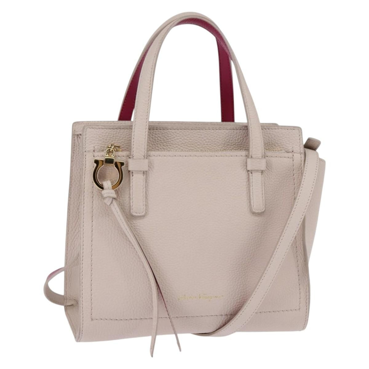 Salvatore Ferragamo Amy Tote Pebbled Leather Small - image 1