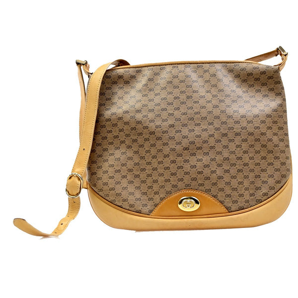Gucci Vintage Shoulder Bag GG Coated Canvas Medium - image 1