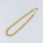 Christian Dior Vintage CD Clasp Chain Necklace Metal - image 1