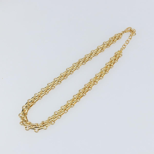 Christian Dior Vintage CD Clasp Chain Necklace Metal - image 1