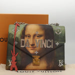 Louis Vuitton Chain Shoulder Bag Limited Edition Jeff Koons Da Vinci Print Canvas - image 13
