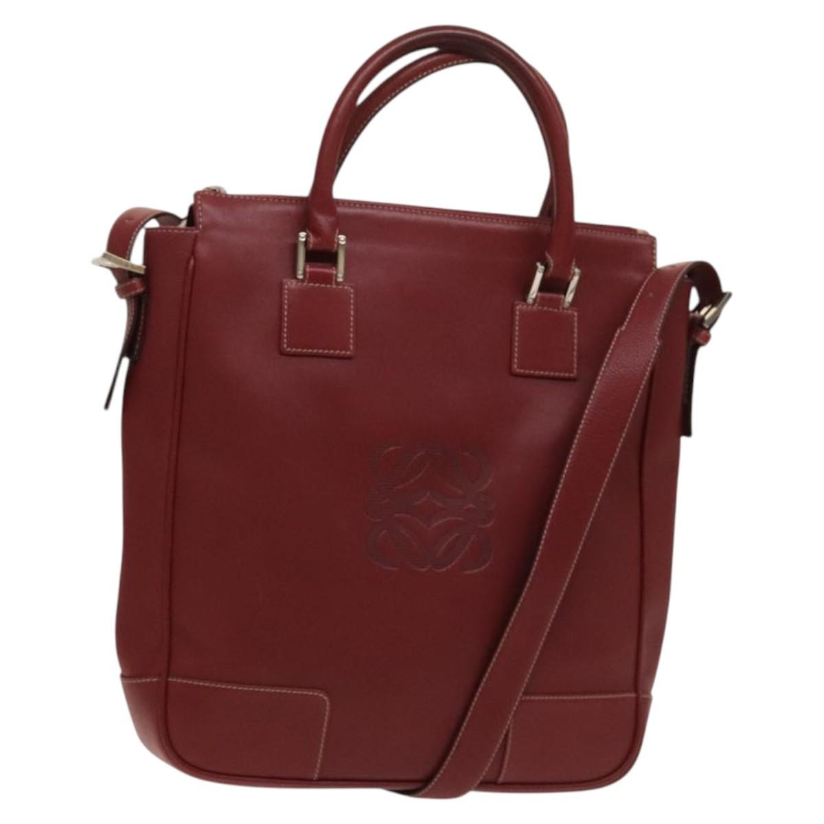 Loewe Vintage Anagram Tote Leather - image 1