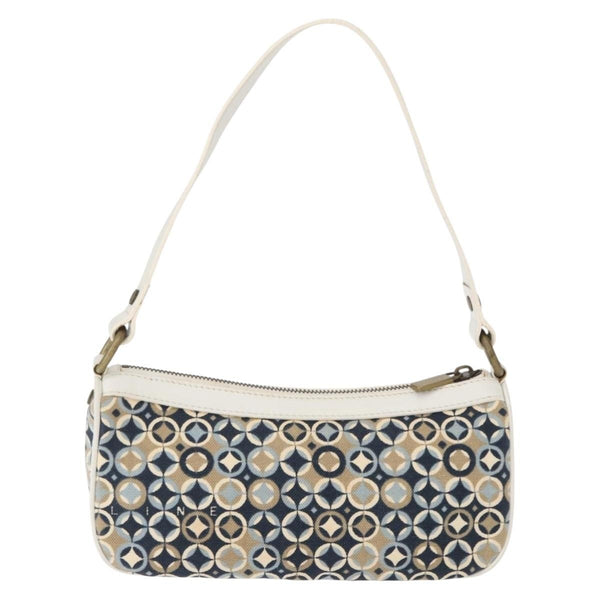 Celine Vintage Pochette Shoulder Bag Canvas