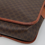 Celine Vintage Macadam Shoulder Bag Canvas and Leather - image 10