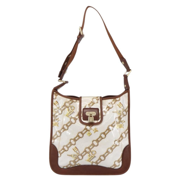 Louis Vuitton Charms Musette Handbag PVC Over Printed Silk - image 1