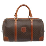 Celine Vintage Duffle Bag Canvas and Leather - image 1