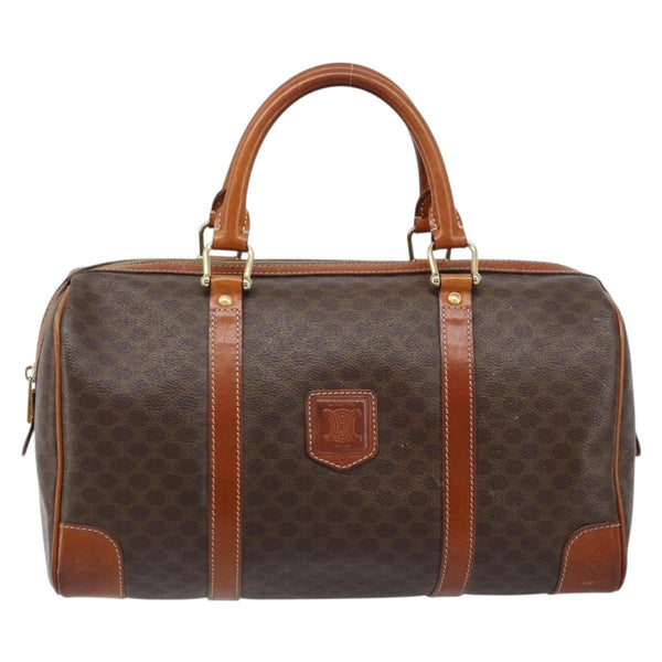 Celine Vintage Duffle Bag Canvas and Leather - image 1
