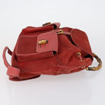 Gucci Vintage Bamboo Backpack Suede Medium - image 3