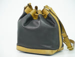 Celine Bucket sangle black and brown leather moyen - image 2