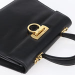 Salvatore Ferragamo Gancini handbag Leather - image 15