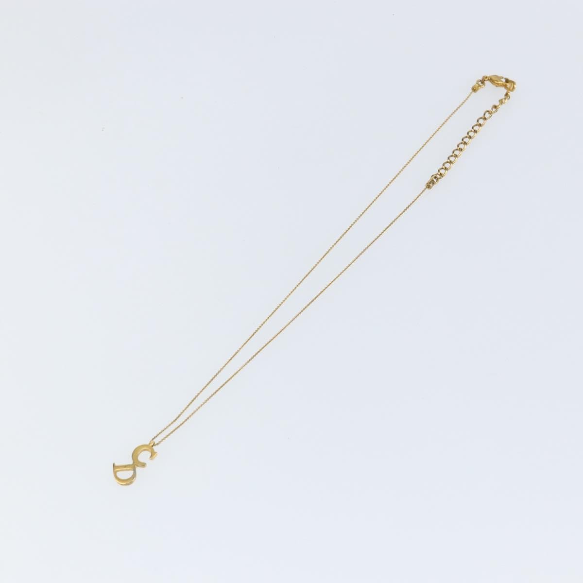 Christian Dior CD Pendant Necklace Metal - image 1