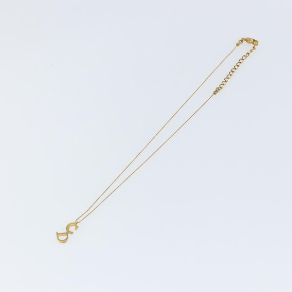 Christian Dior CD Pendant Necklace Metal - image 1
