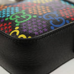 Gucci Front Zip Messenger Bag Psychedelic Print GG Coated Canvas Mini - image 9