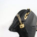 Bally Vintage Chain Shoulder Bag Quilted Leather - image 16
