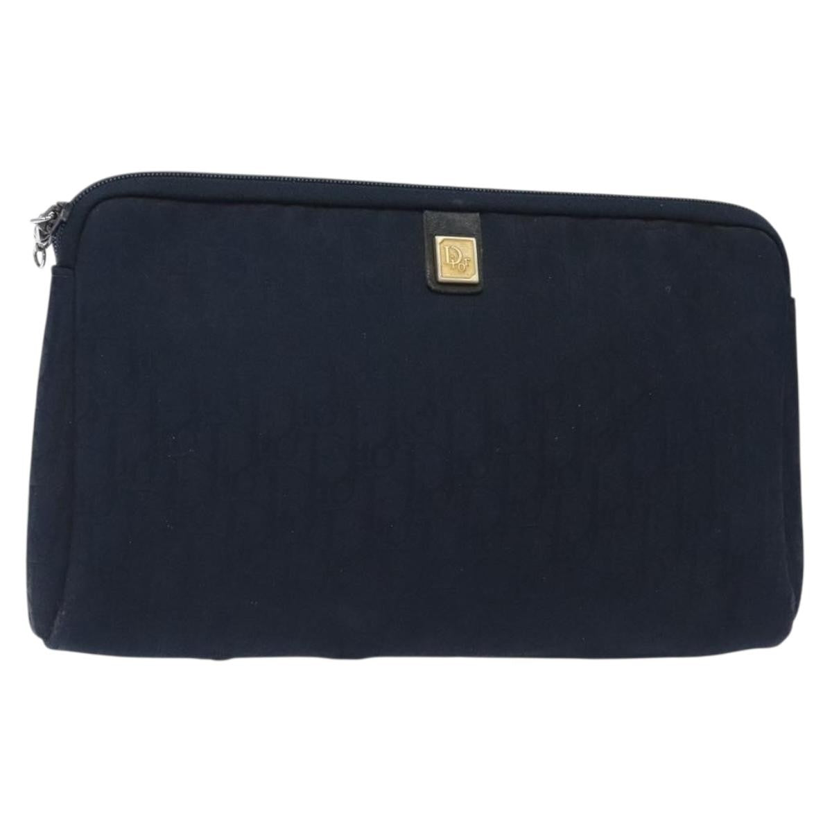 Christian Dior Vintage Trotter Pouch Diorissimo Canvas - image 1