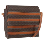 Celine Vintage Macadam Shoulder Bag Canvas and Leather - image 15