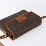 Celine Vintage Macadam Shoulder Bag Canvas and Leather - image 15