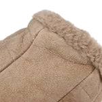 Chanel Vintage Embroidered CC Chain Tote Quilted Suede and Shearling - image 7