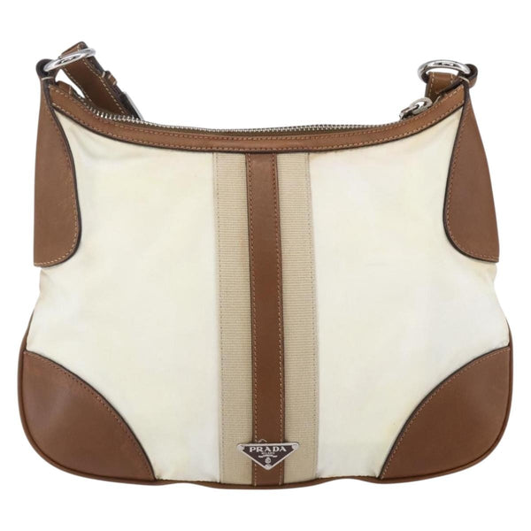 Prada Vintage Shoulder Bag Nylon and Leather