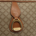 Celine Vintage Macadam Shoulder Bag Canvas and Leather - image 19