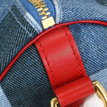 Louis Vuitton Speedy Bandouliere Bag Damier and Monogram Patchwork Denim 30 - image 9