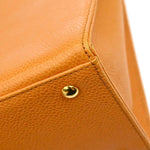 Chanel Vintage Front Pocket Shoulder Bag Leather Medium - image 7