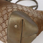 Gucci Heart Bit Open Tote GG Canvas with Leather Large - image 11
