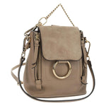 Chloe Faye Backpack Leather and Suede Small - image 14