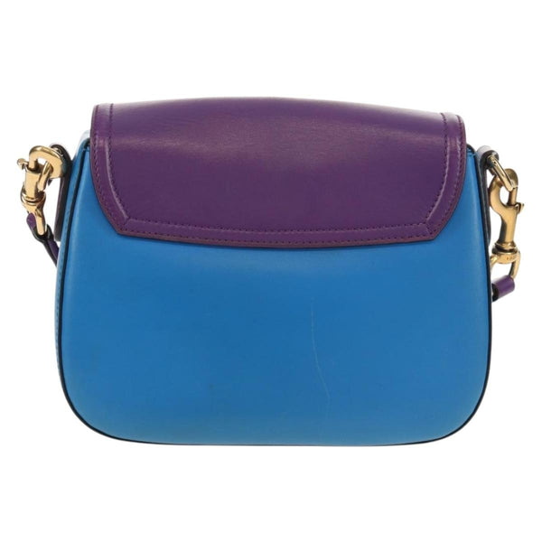 Gucci Lady Web Shoulder Bag Leather Small