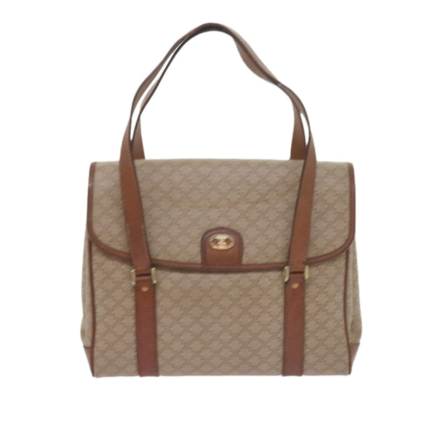 Celine Vintage Macadam Handbag Canvas and Leather - image 1