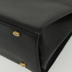 Celine Vintage Convertible Turnlock Top Handle Bag Leather Medium - image 11