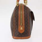 Celine Vintage Macadam Handbag Canvas and Leather - image 4