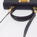 Salvatore Ferragamo Convertible Top Handle Bag Leather - image 7