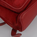 Gucci Vintage Bamboo Backpack Suede and Leather - image 8