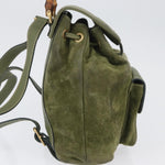 Gucci Gucci bamboo backpack daim mini - image 4
