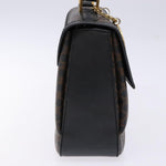 Celine Vintage Convertible Top Handle Bag Macadam Coated Canvas Medium - image 4