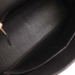 Hermes Kelly Handbag Black Togo with Gold Hardware 32 - image 8