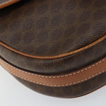 Celine Vintage Macadam Shoulder Bag Canvas and Leather - image 8