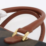 Fendi Vintage Pequin Convertible Boston Bag Coated Canvas Medium - image 13