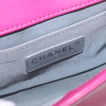 Chanel Boy Flap Bag Quilted Velvet Old Medium - image 18