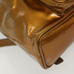 Gucci Vintage Bamboo Backpack Patent Mini - image 9