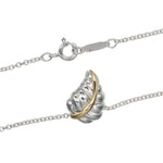 Tiffany & Co. Leaf Pendant Necklace Silver 925 and K18 Yellow Gold - image 5