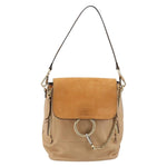 Chloe Faye Backpack Suede with Applique Mini - image 2
