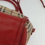Burberry Pilgrim Satchel Haymarket Coated Canvas - image 11